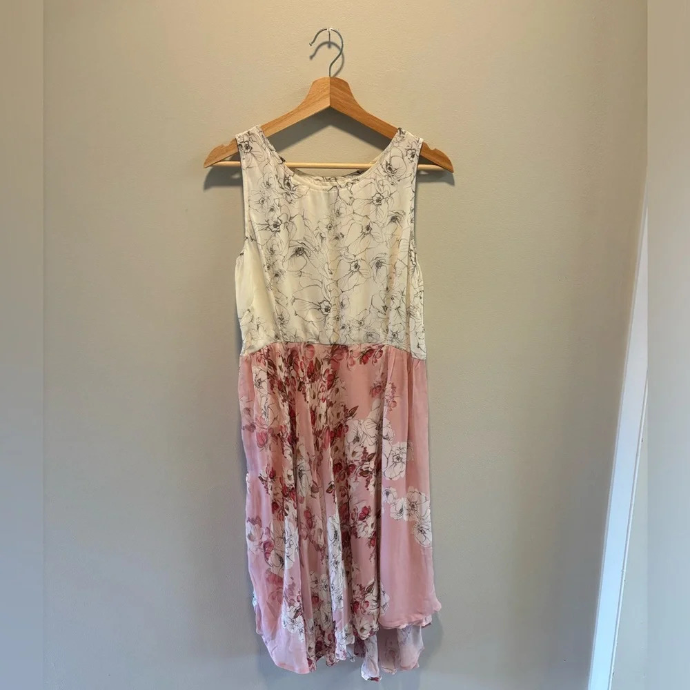 Varun Bahl for Anthropologie Floral Sleeveless Dress